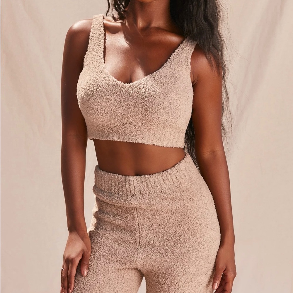 cozy knit tank top and pants